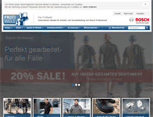 Tablet Screenshot of profiwelt.de